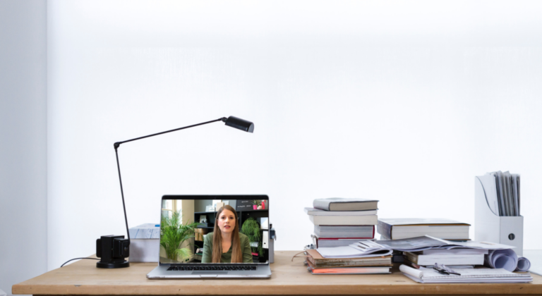 professionele achtergrond voor skype, zoom