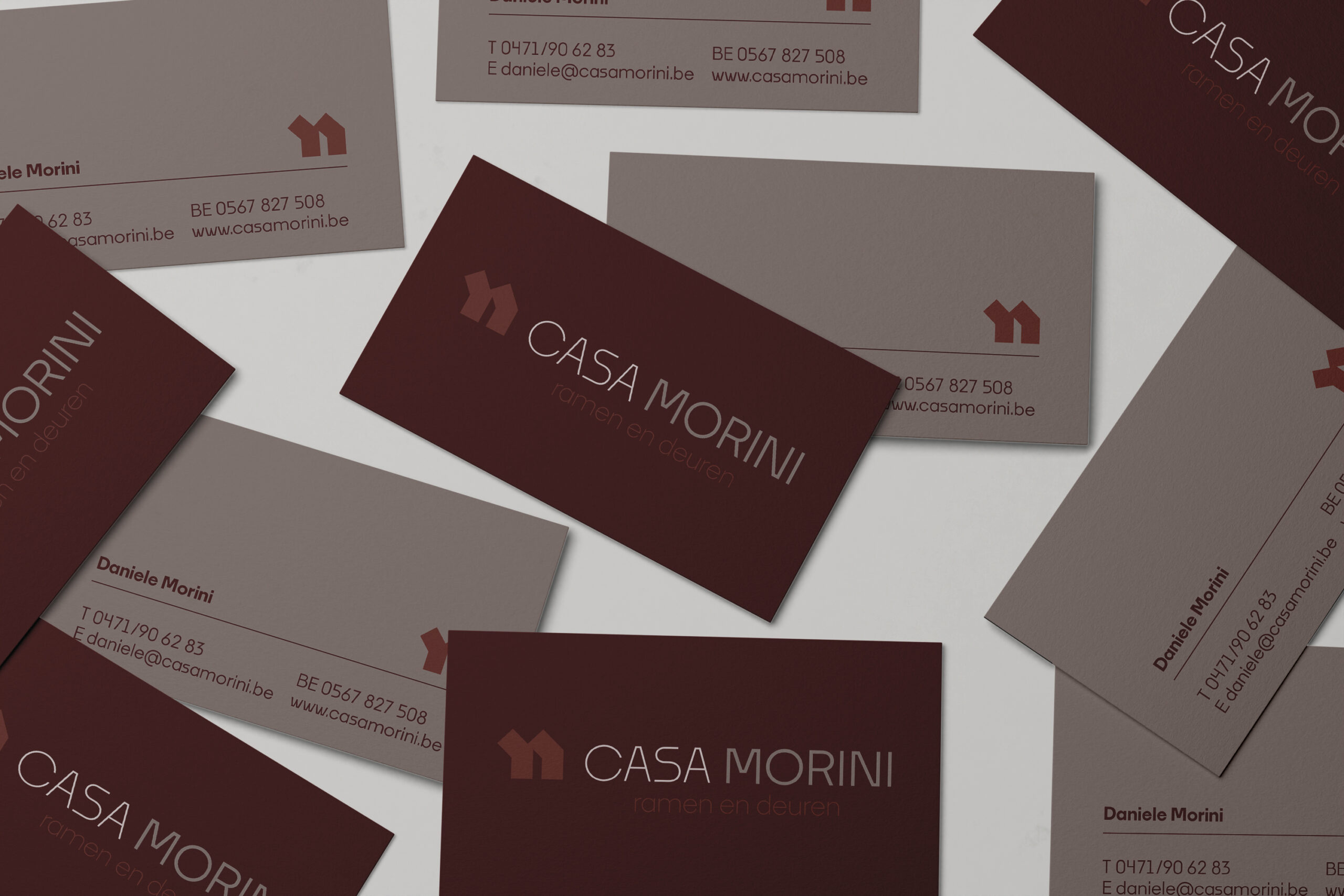 Ontwerp visitekaart Casa Morini